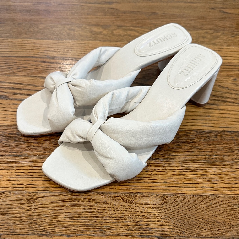 SCHUTZ Women's Fairy Mid Knotted Heels